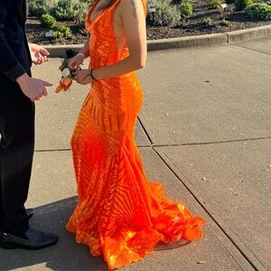 prom dress i have worn it once for maybe two hours! it’s a size two